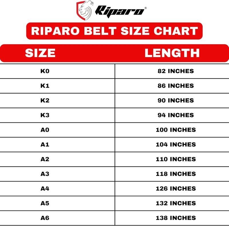 RiparoFit Brazilian Jiu Jitsu BJJ Pro Belts - Image 2